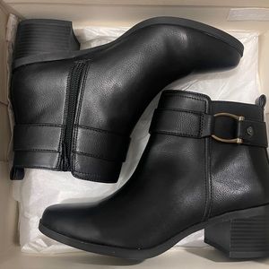 Anne Klein Ak Sport Women's Jeannie Synthetic Ankle Boot